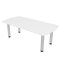 Skutchi Designs 33.5 in W, 69.5 in L, 29 in H, Engineered Wood Top, White HAR-AREC-34X70-PT-09 - alternate 1